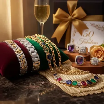 Biuteria na 50 urodziny: Kompleksowy przewodnik po wyborze idealnego prezentu