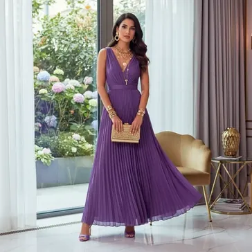 Fioletowa sukienka i dodatki: Kompletny przewodnik po stylizacjach